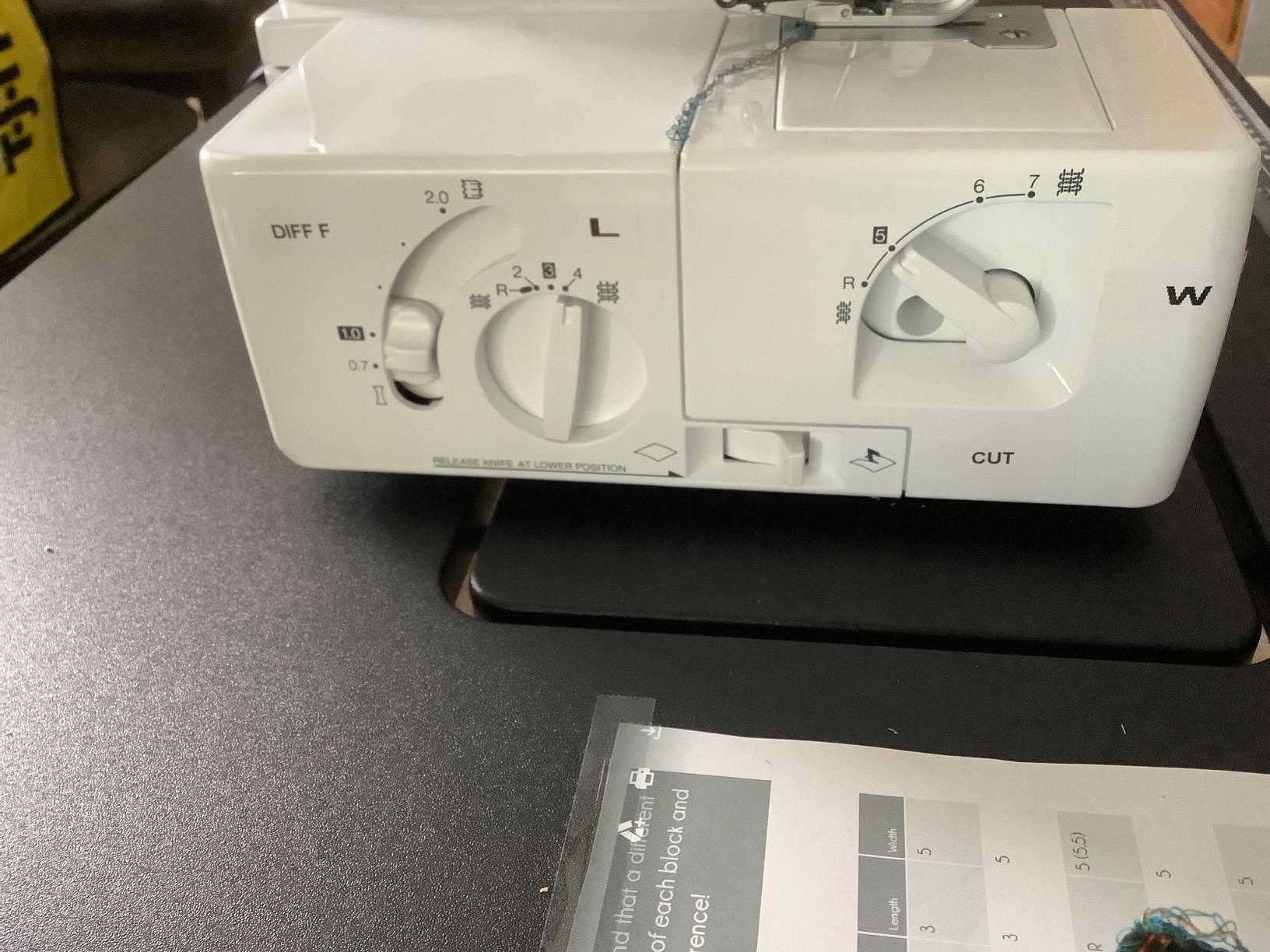Brother 1034D Serger Overlock Sewing Machine | 300 Stitches Per Minute, Removeable Trim Trap, 3 Included Accessory Feet customer photo 1