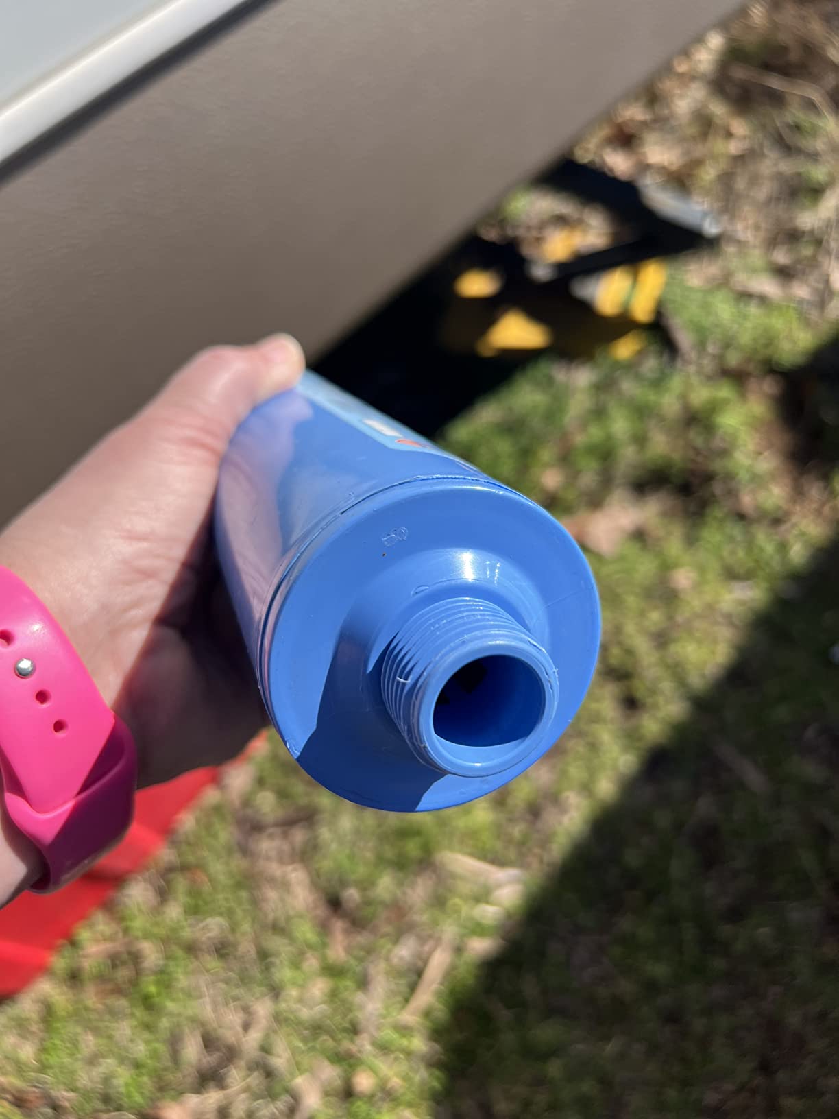 Camco Tastepure RV Water Filter - GAC & KDF Filtration - Made in the USA | Advanced RV Inline Water Filter with Flexible Hose Protector - Camping Essentials for Fresh Drinking Water (40043) customer photo 2