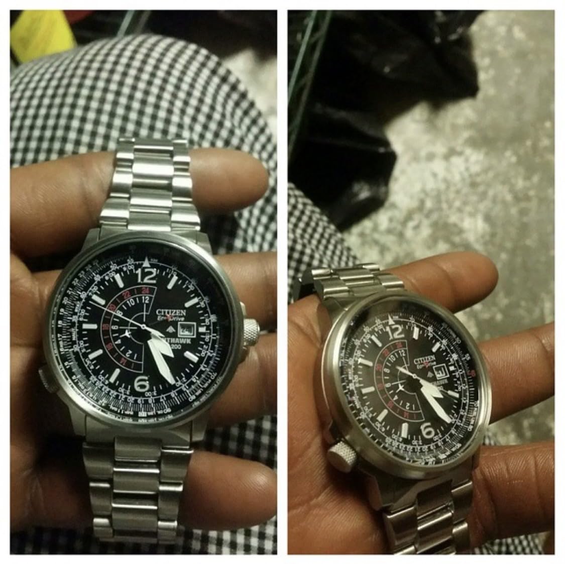 CITIZEN Men's Eco-Drive Promaster Nighthawk 42mm Stainless Steel BJ7000-52E customer photo 1
