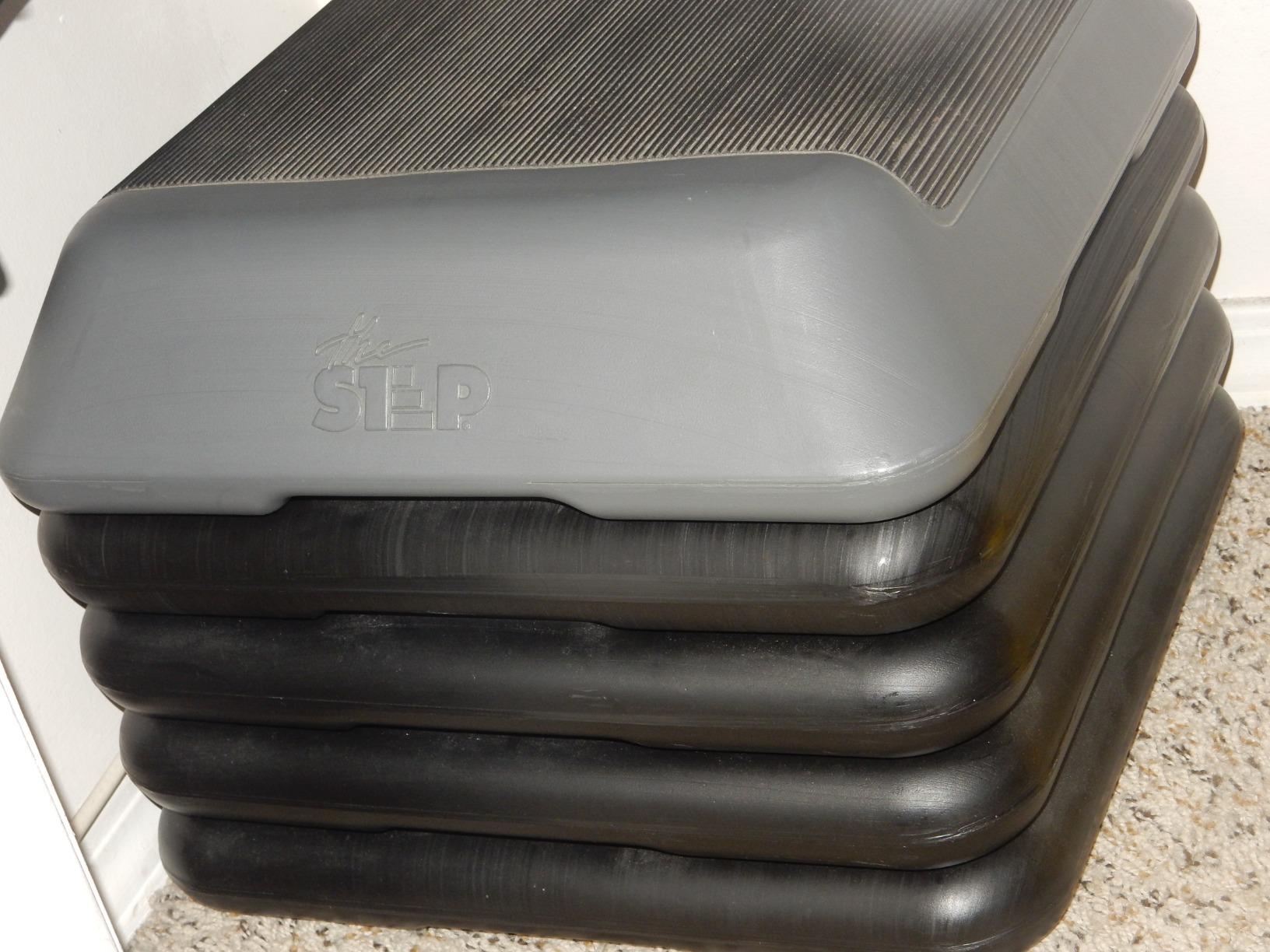 The Step Adjustable High Step Aerobic Platform with 4 Risers, Home Gym Workout Equipment, Fitness Exercise Equipment Made in the USA customer photo 2