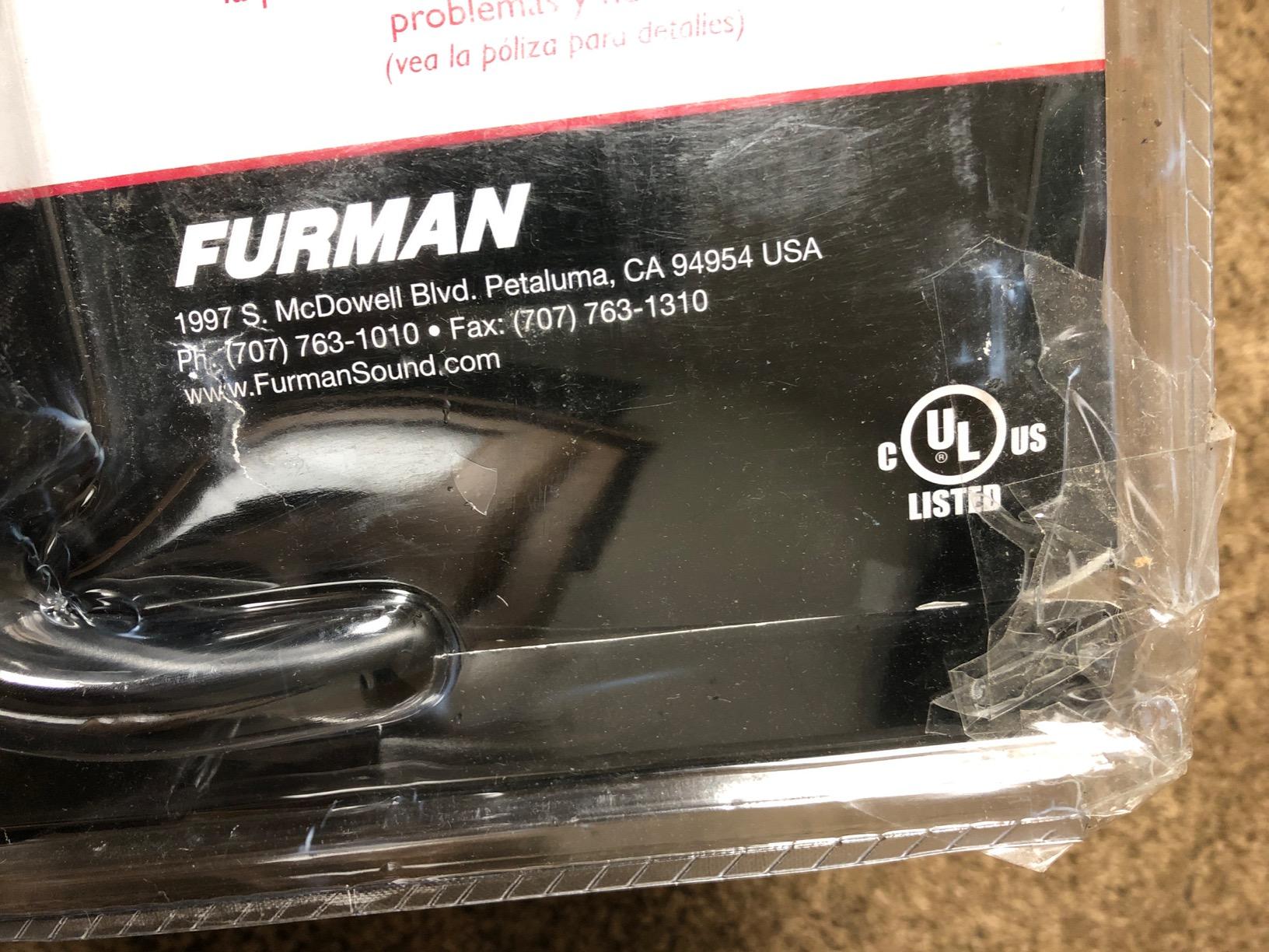 Furman PST-8D Power Station 8-Outlet Audiophile Surge Protector, SMP | 8-outlet surge protector, 2 isolated banks (digital + linear), aluminum chassis, SMP+, LiFT customer photo 2