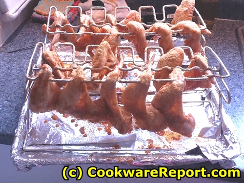 Bayou Classic 0770 Stainless Chicken Leg Rack Holds 12 Chicken Legs Perfect for Grilling or Baking in The Oven customer photo 1
