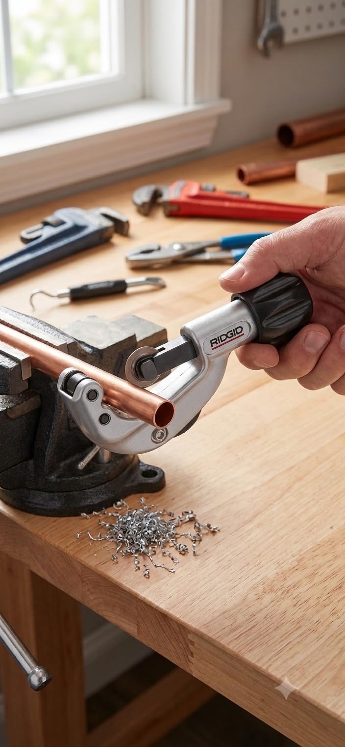 RIDGID 31622 Model 150 Constant Swing Tubing Cutter, 1/8-inch to 1-1/8-inch Tube Cutter customer photo 1