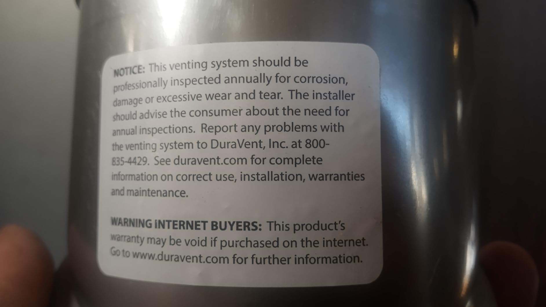 DuraVent PelletVent Horizontal Double-Wall Pipe Kit, Stainless Steel, 3 in | Vent and Exhaust Connector for Pellet Stoves & Inserts with Twist-Lock Install, Cleanout Tee Cap & UL Listed Venting System customer photo 1