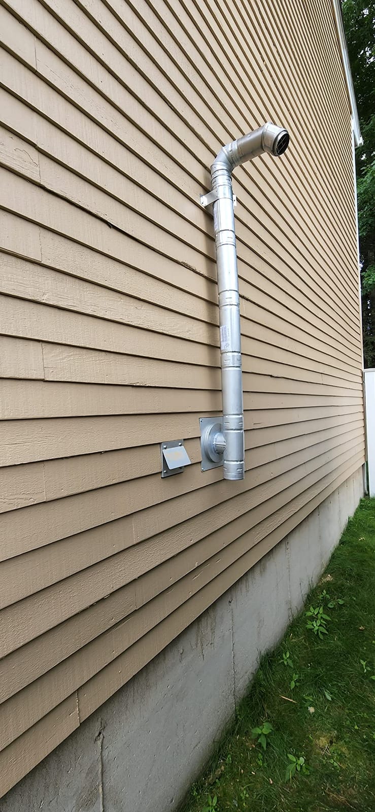 DuraVent PelletVent Horizontal Double-Wall Pipe Kit, Stainless Steel, 3 in | Vent and Exhaust Connector for Pellet Stoves & Inserts with Twist-Lock Install, Cleanout Tee Cap & UL Listed Venting System customer photo 2