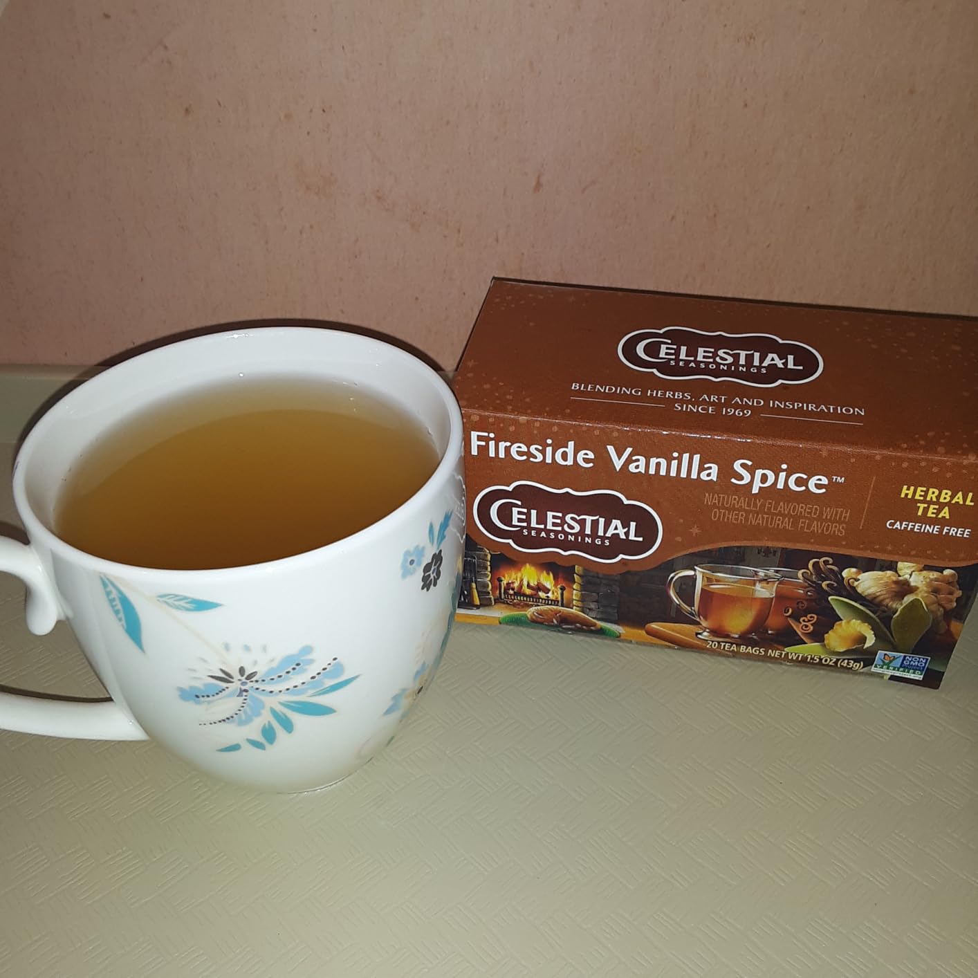 Celestial Seasonings Rooibos Madagascar Vanilla Herbal Tea, Caffeine Free, 20 Tea Bags Box (Pack of 6) customer photo 1