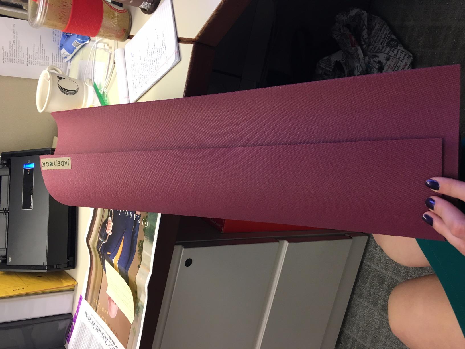 JadeYoga Harmony Yoga Mat - Durable & Thick Gym Fitness Mat, Non-Slip Natural Rubber Yoga Mat customer photo 2