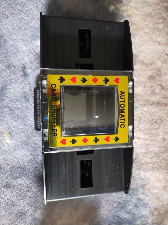 Automatic Card Shuffler - Battery-Operated 2-Deck Playing Card Dispenser - Game Night and Casino Accessories by Trademark Poker customer photo 1