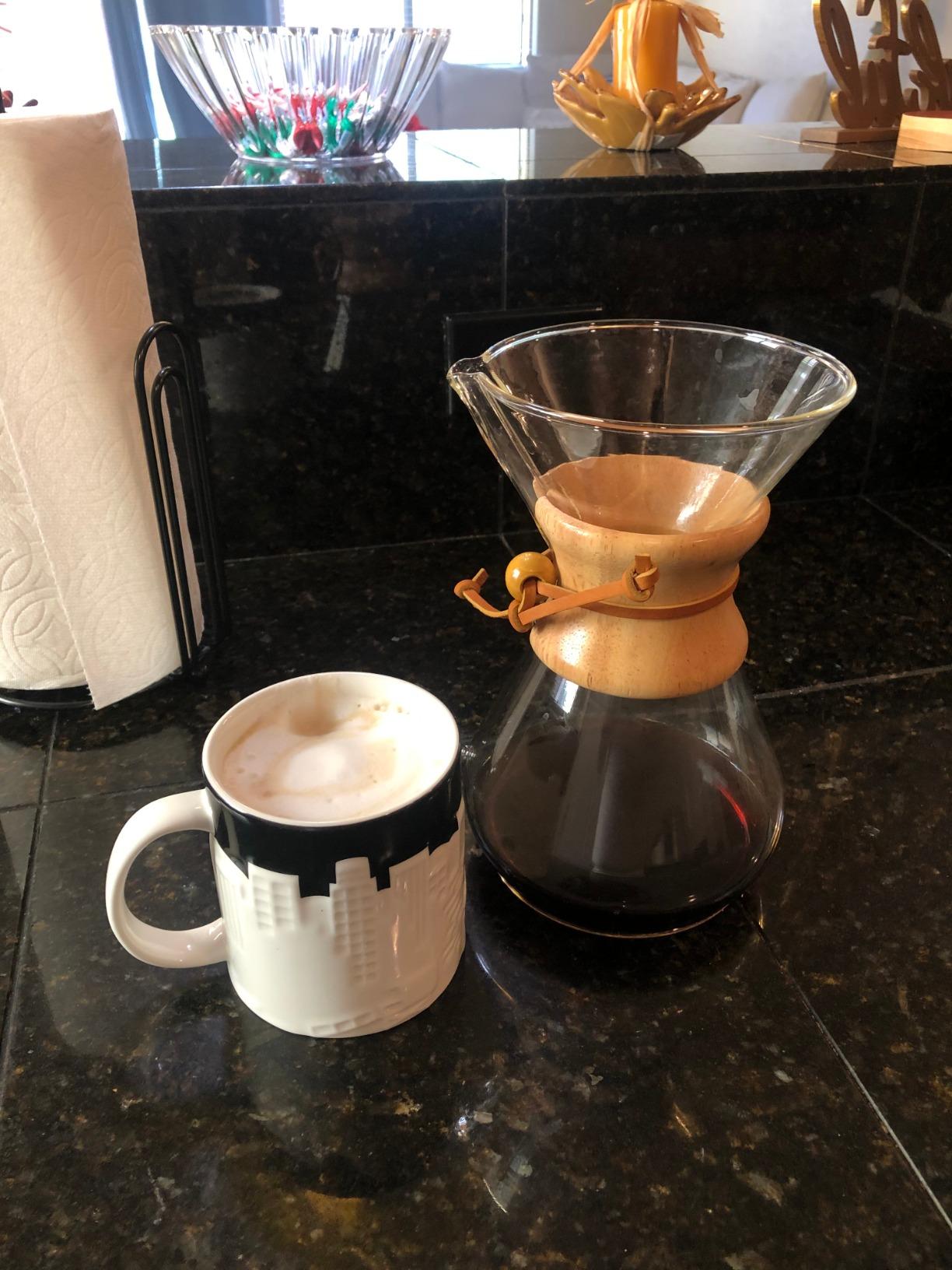 Chemex Pour-Over Glass Coffeemaker - Classic Series - 8-Cup - Exclusive Packaging customer photo 1