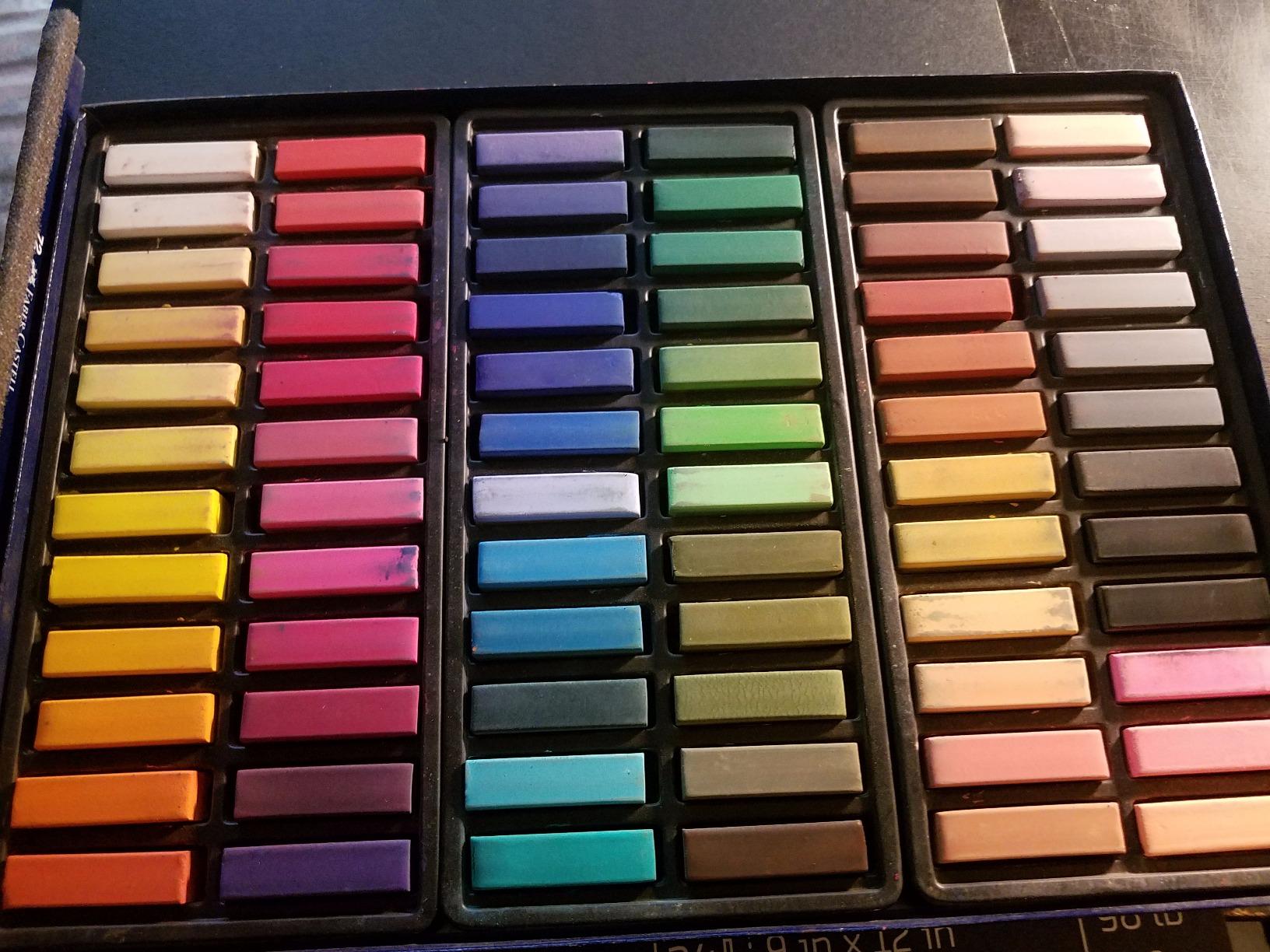 Faber-Castel FC128272 Creative Studio Soft Pastel Crayons (72 Pack), Assorted customer photo 2