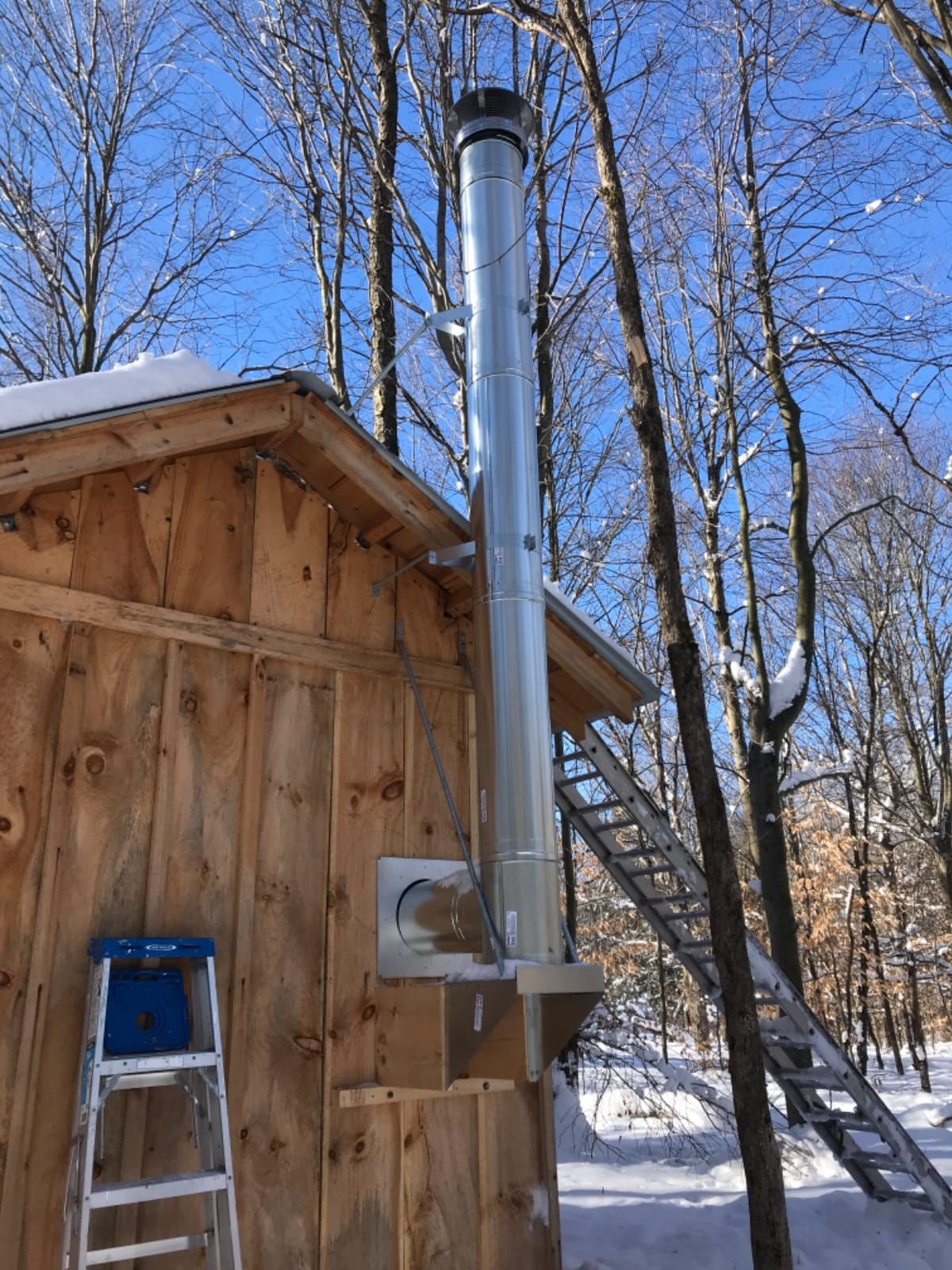 DuraVent DuraPlus Triple-Wall Chimney Stove Pipe, Galvanized Steel, 6x24 in customer photo 1