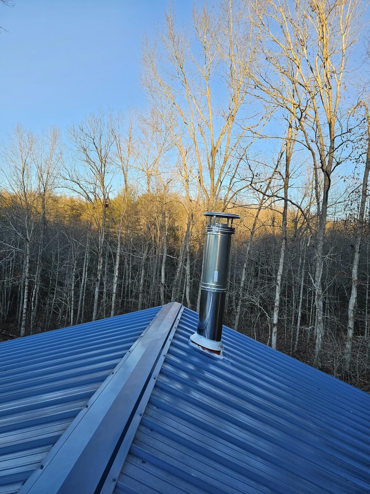 DuraVent DuraPlus Triple-Wall Chimney Stove Pipe, Galvanized Steel, 6x24 in customer photo 2