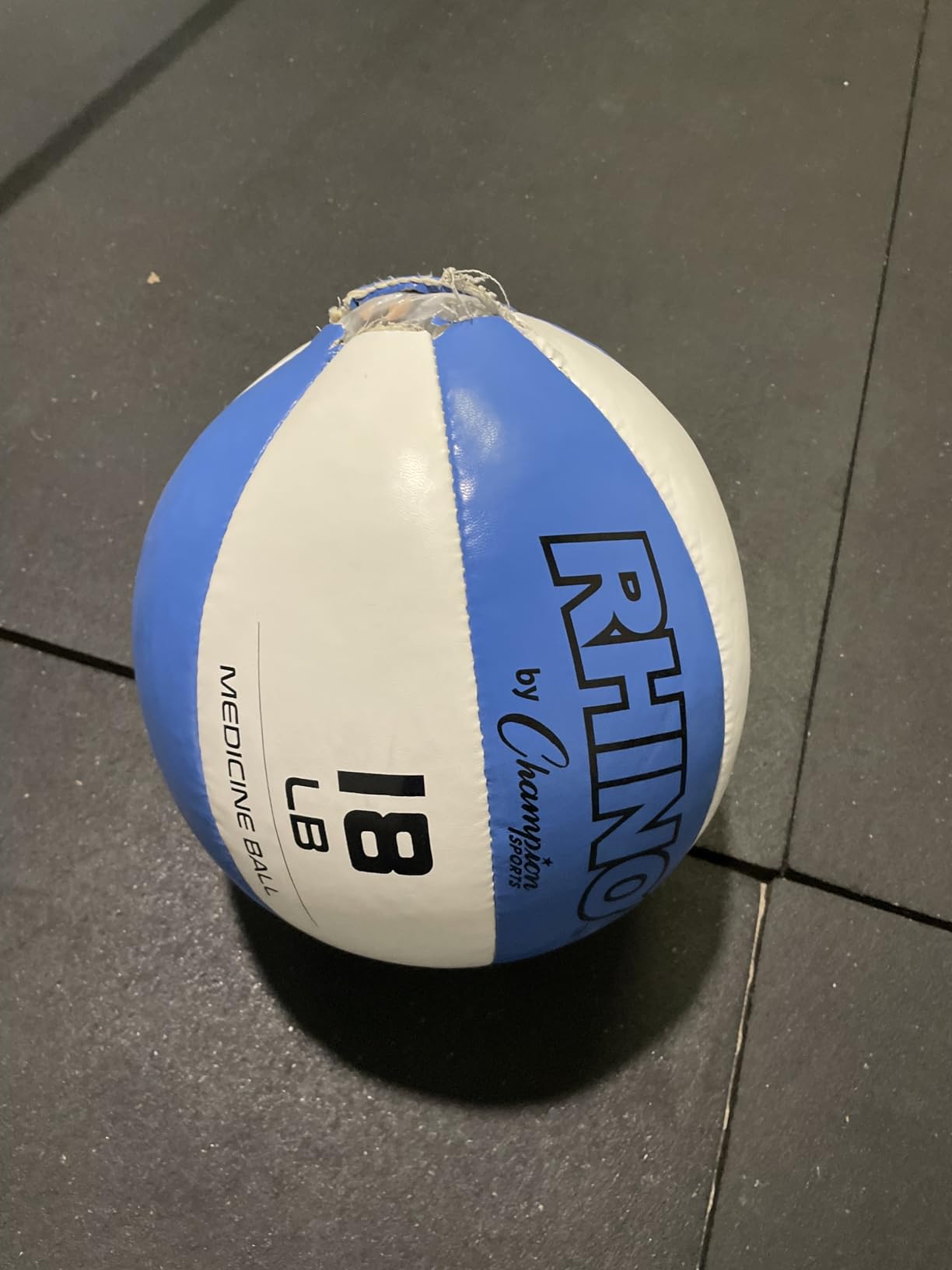 Champion Sports Leather Medicine Balls - Durable Weighted Balls for Strength, Core & Conditioning Training customer photo 2