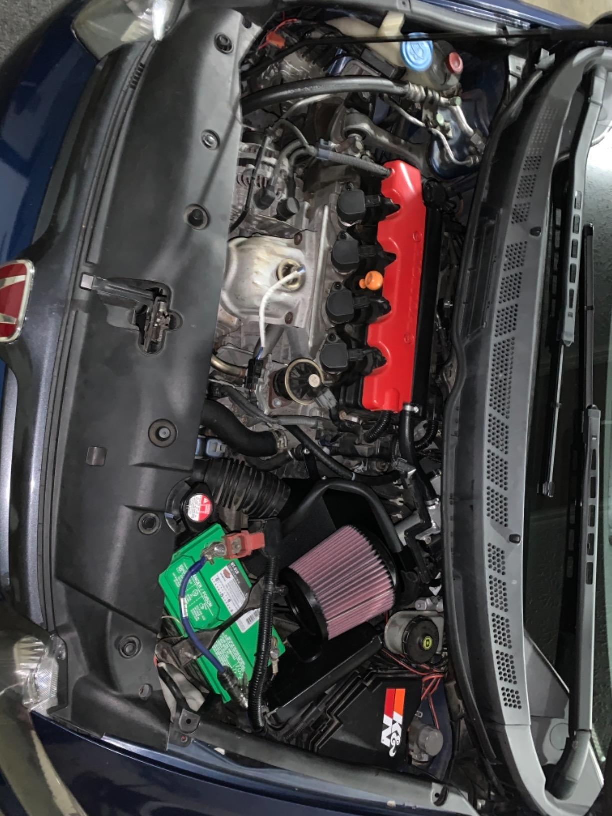 K&N Cold Air Intake System: High-Flow Air Filter, Increase Performance & Acceleration: Compatible with 2006-2011 Honda Civic customer photo 2