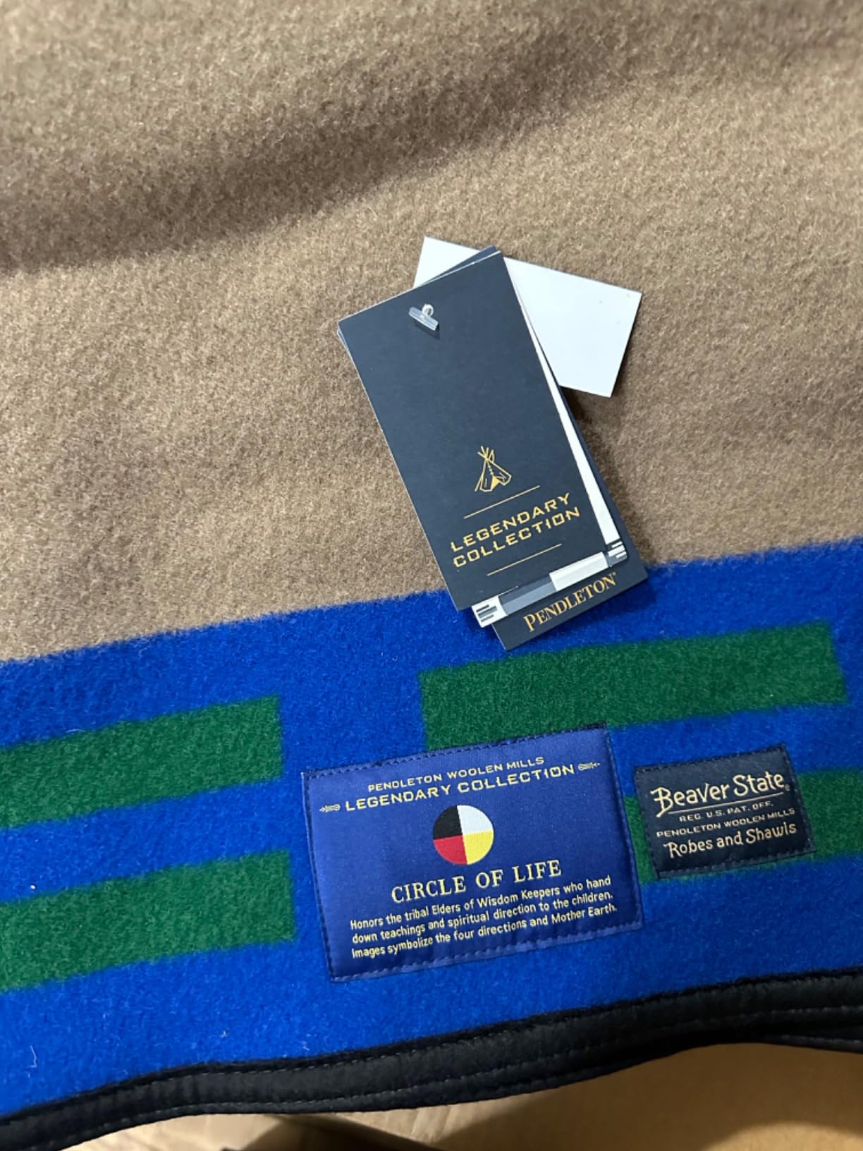 Pendleton The Legendary Collection Jacquard Robe Blanket, 64