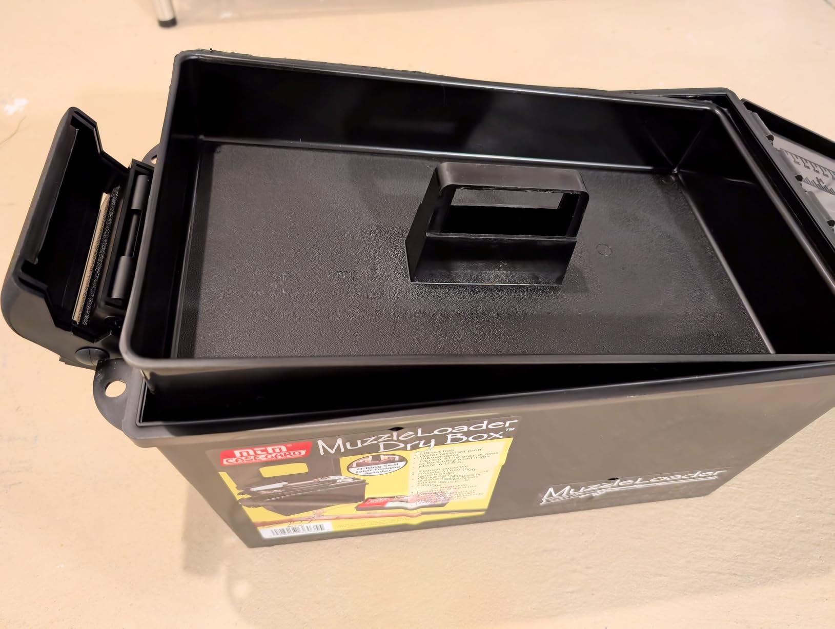ML1-40 Muzzle Loader Dry Box - Black Powder and Powder Storage, Weather Resistant, O-ring Seal, USA Made customer photo 2
