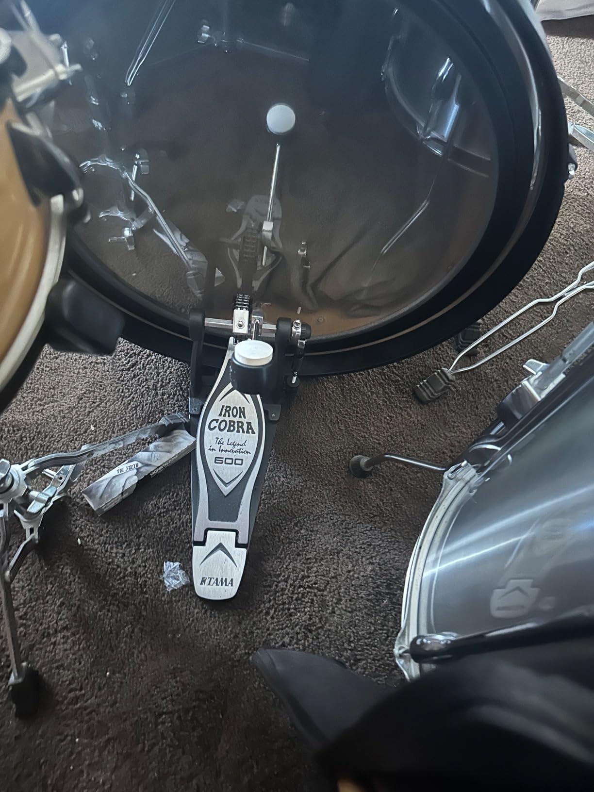 Evans EMAD2 Clear Bass Drum Head, 22 Inch customer photo 2