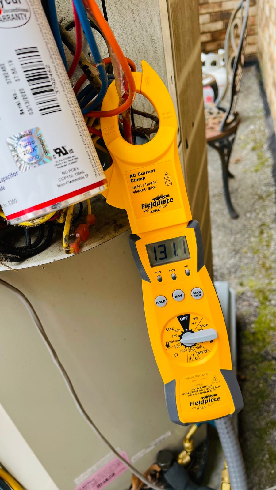 Fieldpiece HS33 Expandable Manual Ranging Stick Multimeter for HVAC/R - 400A Clamp - Non-Contact Voltage with Temperature to 1000°F - Capacitance and K-Type Thermocouple - HVAC Electrical Tester customer photo 2
