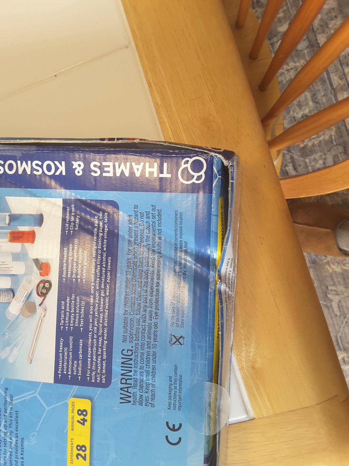 Thames & Kosmos Chemistry Chem C500 Science Kit with 28 Guided Experiments 48 Page Science Guide Parents' Choice Silver Award Winner customer photo 2