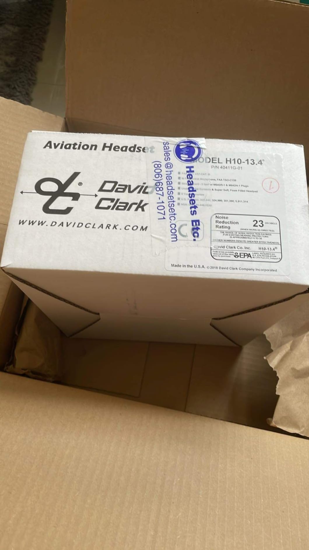 David Clark H10-13.4 Aviation Headset customer photo 1
