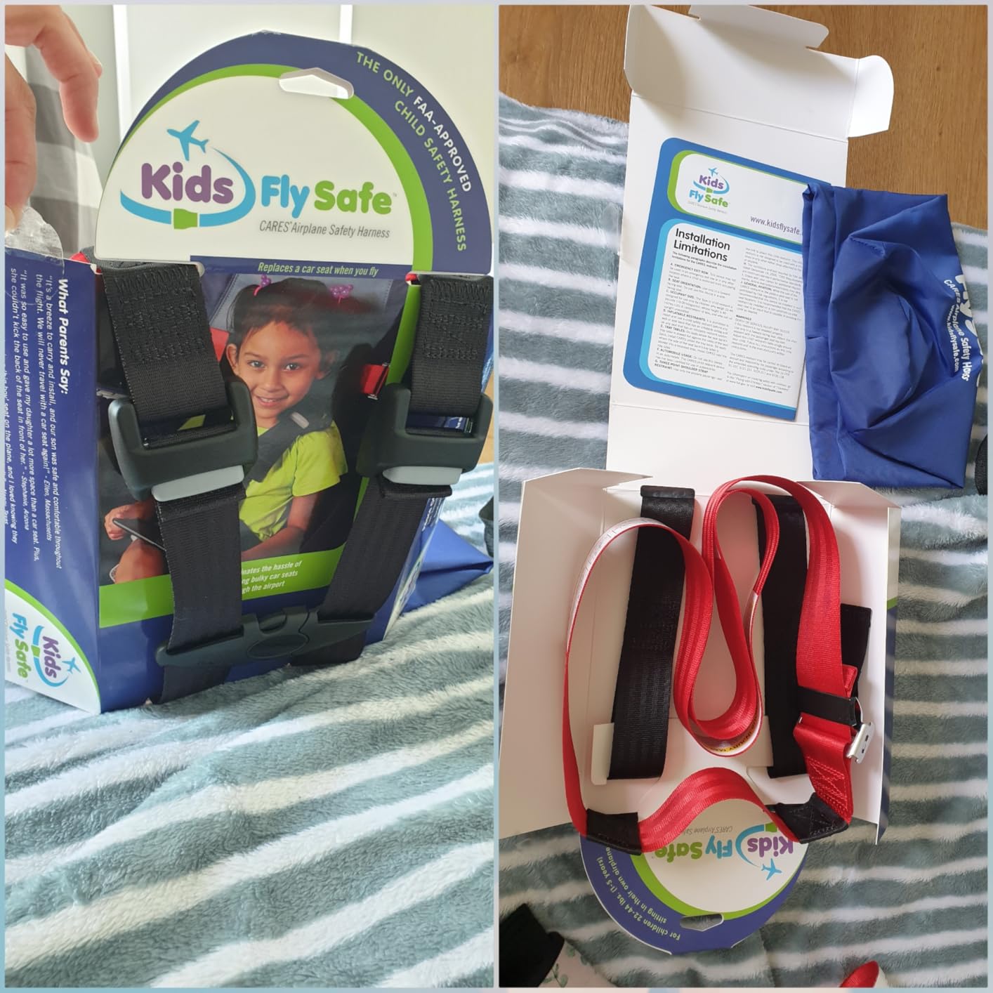 Child Airplane Travel Harness - Cares Safety Restraint System - The Only FAA Approved Child Flying Safety Device customer photo 2