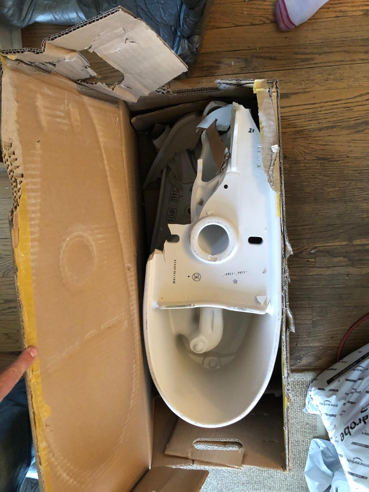 TOTO Drake Elongated Bowl and Tank, Cotton White - CST744S#01, 12 inch customer photo 1