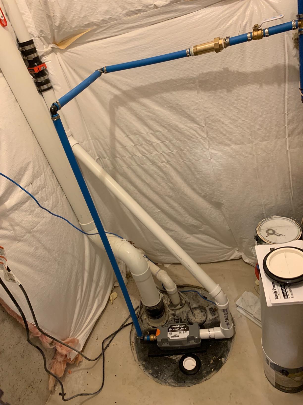 SumpJet® Water Powered Backup Emergency Sump Pump customer photo 2
