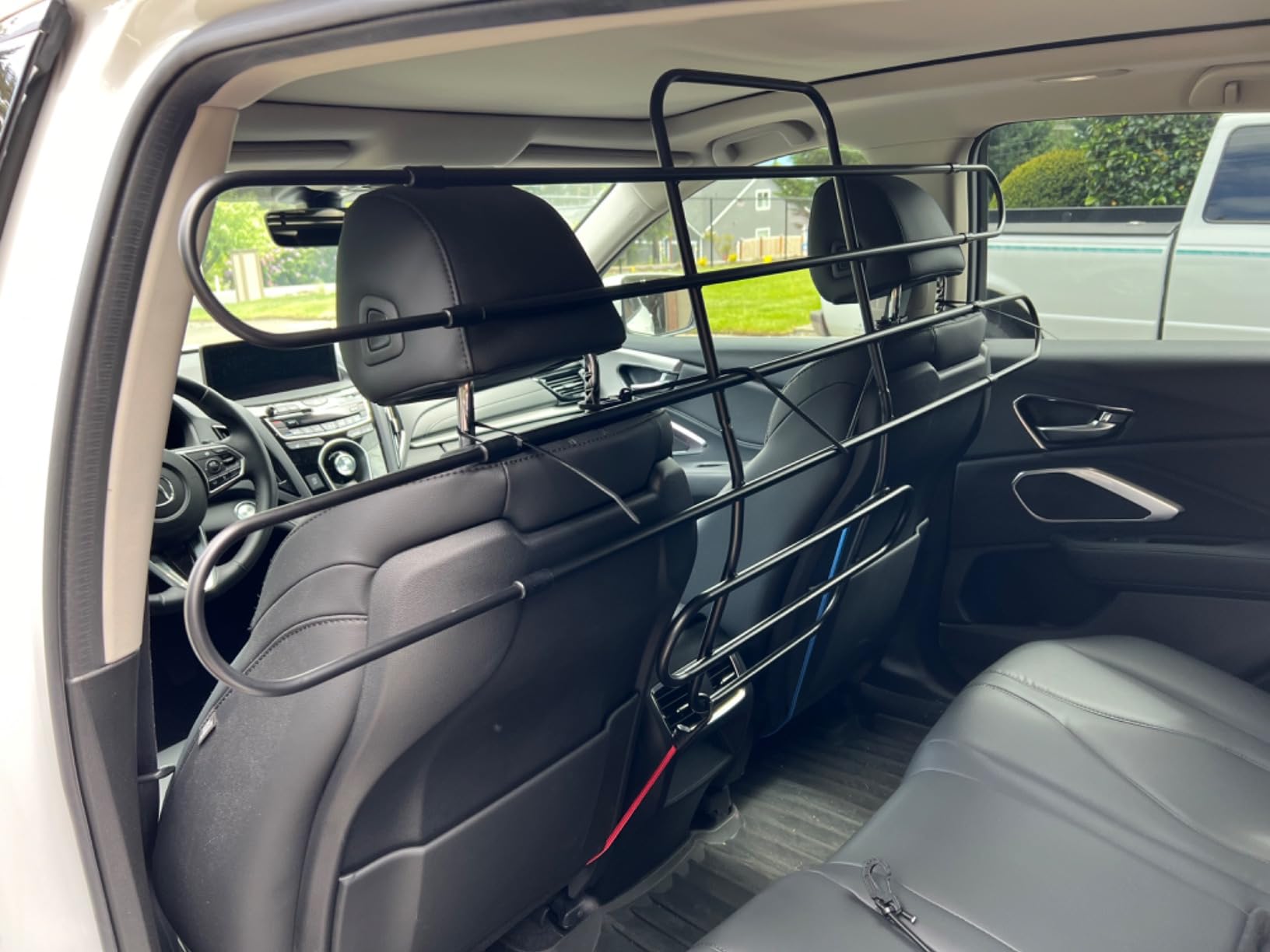 The ZooKeeper Original Zookeeper Car, SUV, and Truck Adjustable Dog Barrier | Universal Fit - Moves with All Your Vehicle Seats. Tilt. Slide. Recline. Easy Install - Strong Metal Tubing Gate Pet Divider customer photo 1
