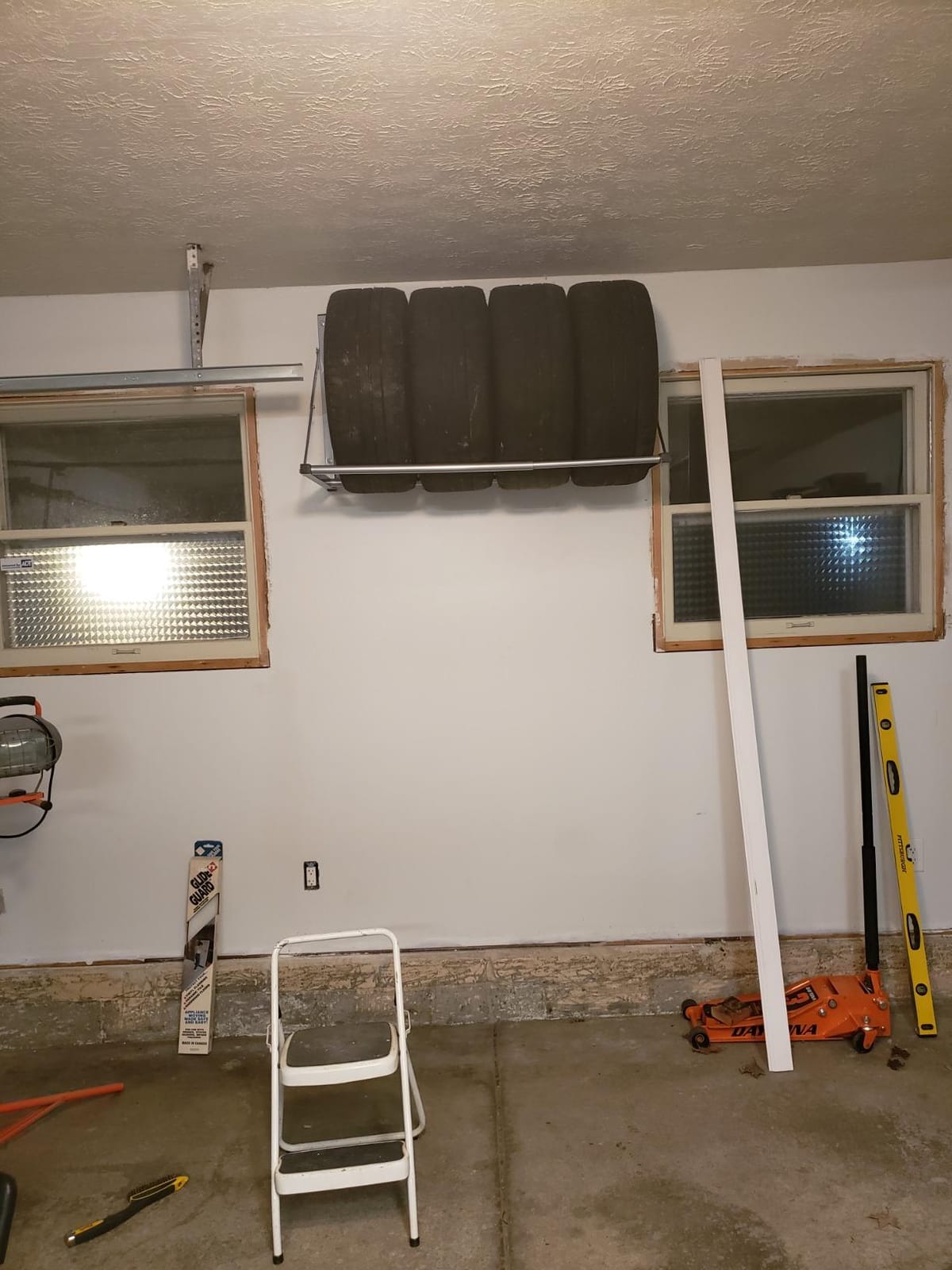 HyLoft 01000 Heavy Duty Adjustable Garage Wall Multi-Tire Rack Storage, Black customer photo 1