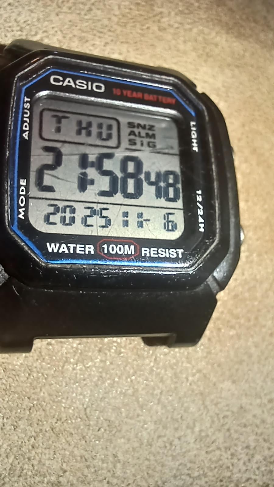 Casio W800HG Series | Men's Digital Watch | 100 Meter Water Resistance | Multi Function Alarm | 100 SEC Stopwatch | Auto Calendar | Countdown Timer | LED Light | Dual Time | 10 Year Battery customer photo 2