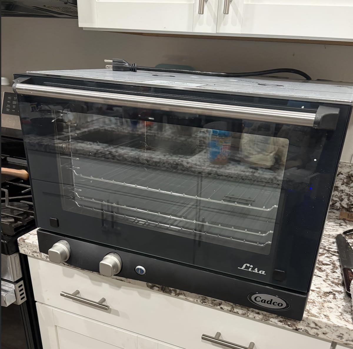 Cadco OV-013 Countertop Convection Oven, Stainless Steel, NSF, 120v, For Commercial Use, 68 lbs. customer photo 1