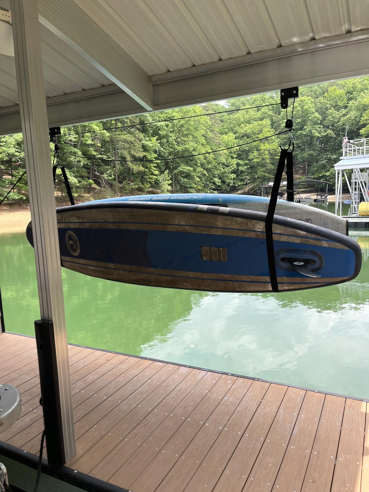 RAD Sportz Kayak Storage Hoist - Overhead Pulley System with 125lb Capacity for Canoes, Bikes, Ladders, and More - for up to 12-Foot Ceilings customer photo 2