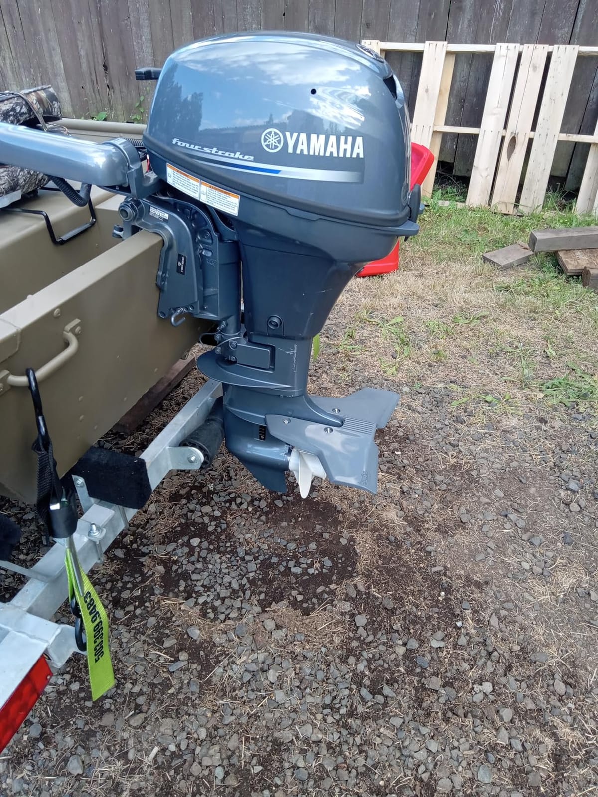 Classic Junior Hydrofoils for 9.9-40 hp (Black) - Best for Small Boats - Stabilizer Fins for Outboard/Outdrive Motors - Made in the USA customer photo 2