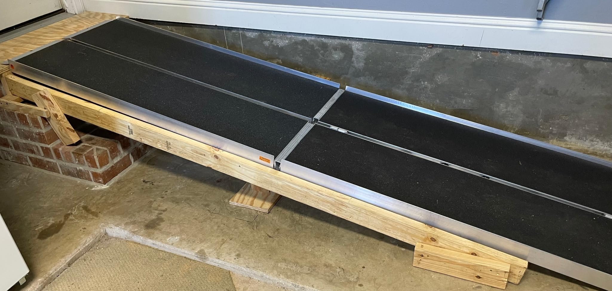 EZ-ACCESS Suitcase Trifold Wheelchair Ramp, Non Slip, 800 lb, Home, 6 ft | Portable Folding, Non Slip Applied Surface, Self-Adjusting Bottom Transition Plates, 800 Lb Capacity, Home Steps and Doorways customer photo 1