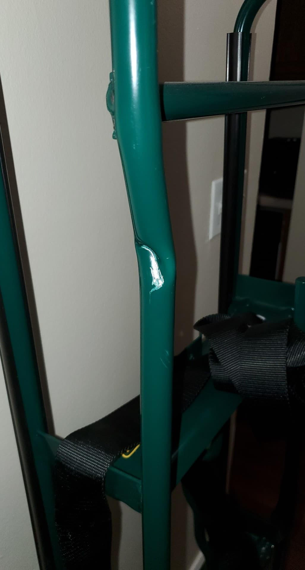Harper Trucks 6781 Appliance Hand Truck, Dark Green | Appliance dolly with stair glides, securing strap and rubber wheels for delivery, moving, remodeling and HVAC installation customer photo 1