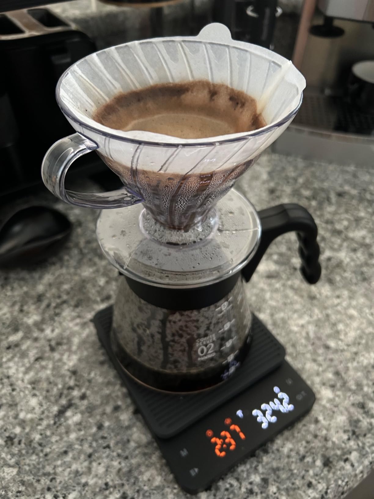 HARIO V60 Pour Over Coffee Starter Set, Size 02, Red customer photo 1