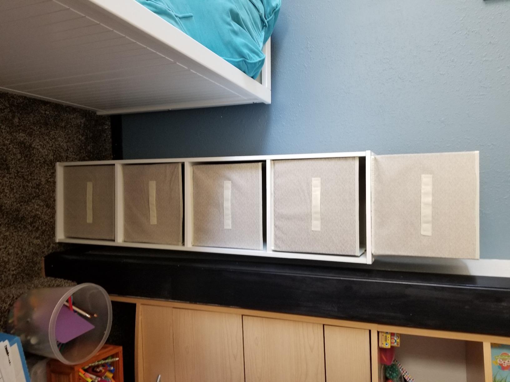 ClosetMaid Cubeicals 6 Cube Storage Shelf Organizer Bookshelf, Stackable, Vertical or Horizontal, Easy Assembly, Wood, White Finish customer photo 2