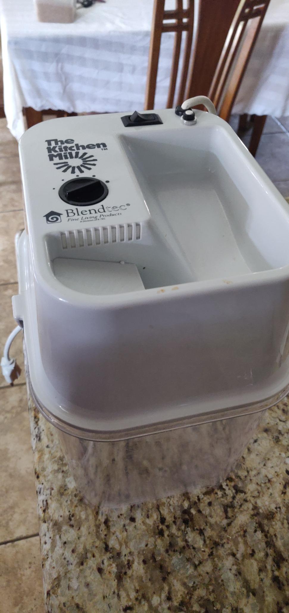 Kitchen Mill - Electric Grain Mill - High Speed Wheat, Corn, Grain Grinder, Flour Mill - Assembled in the USA - Stainless Steel Milling Chamber customer photo 2