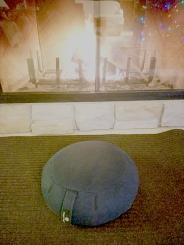 Hugger Mugger Zafu Meditation Cushion, Buckwheat Filled, Handmade in USA customer photo 1