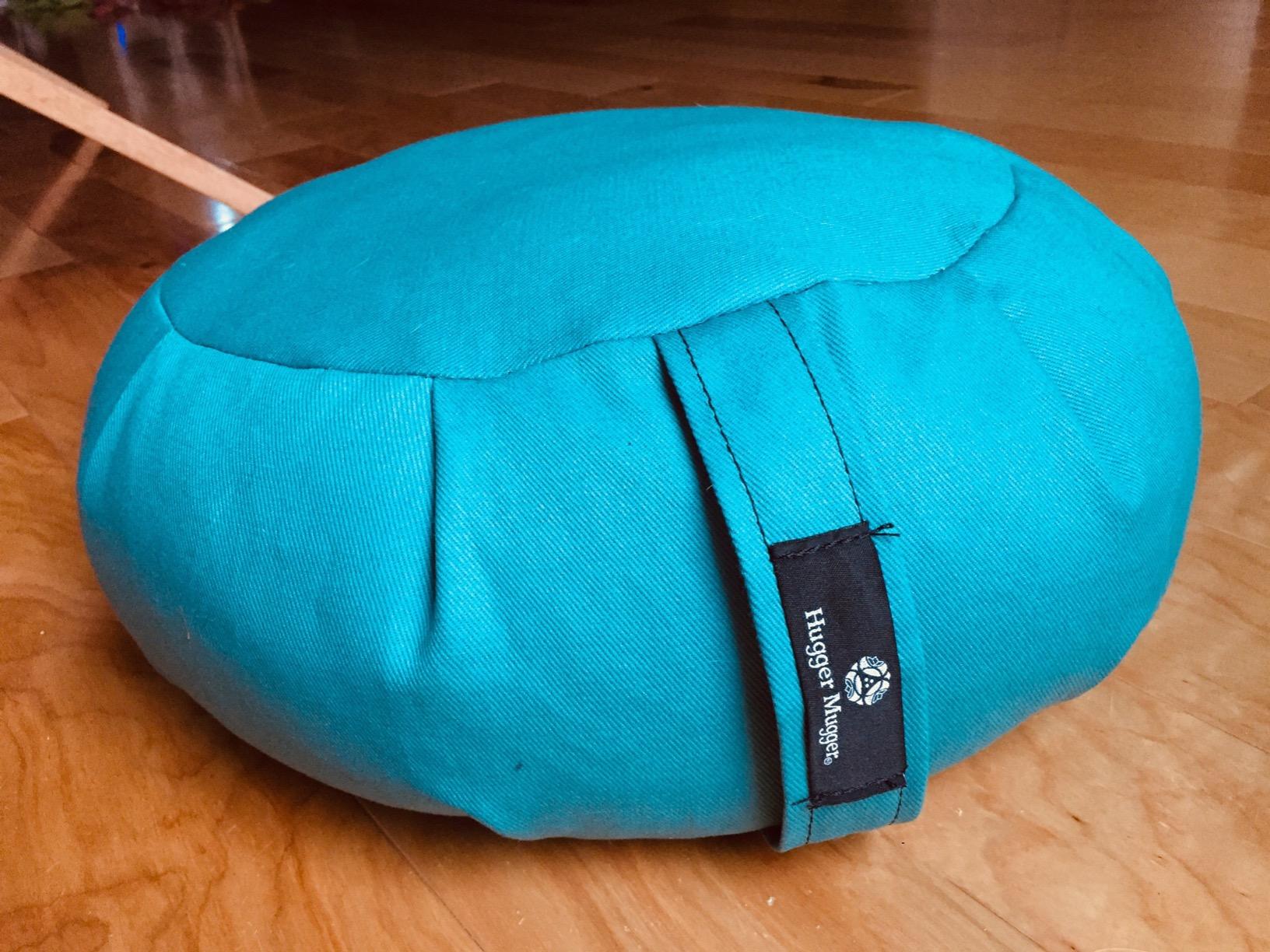 Hugger Mugger Zafu Meditation Cushion, Buckwheat Filled, Handmade in USA customer photo 2