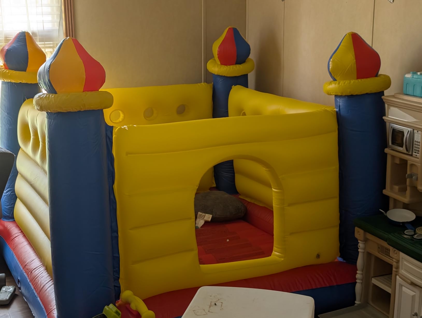 INTEX Jump-O-Lene Inflatable Bouncy Castle for Kids Ages 3-6 | 48259EP - Blow-Up Bounce House & Play Center for Indoor & Outdoor Use customer photo 1