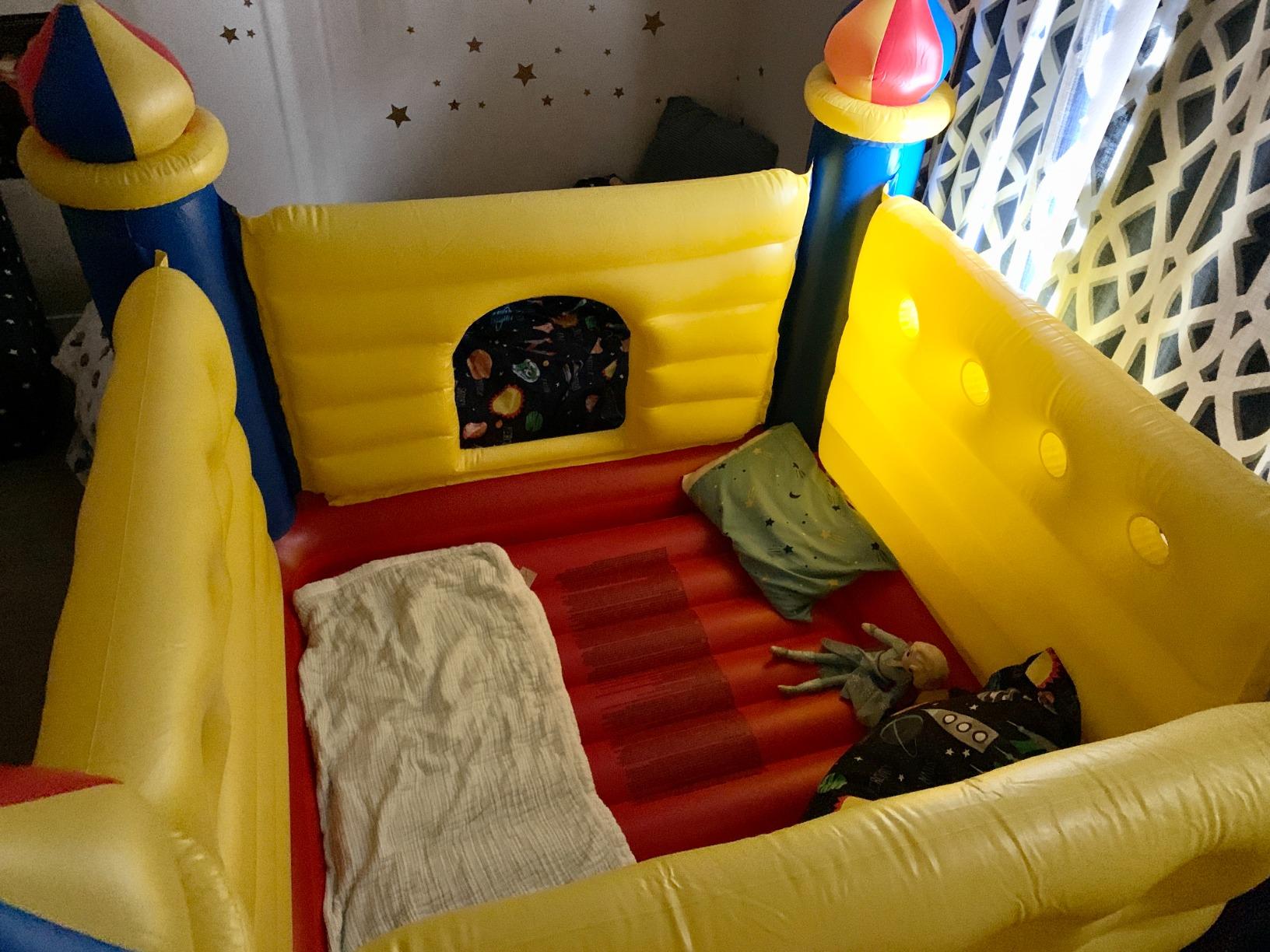 INTEX Jump-O-Lene Inflatable Bouncy Castle for Kids Ages 3-6 | 48259EP - Blow-Up Bounce House & Play Center for Indoor & Outdoor Use customer photo 2