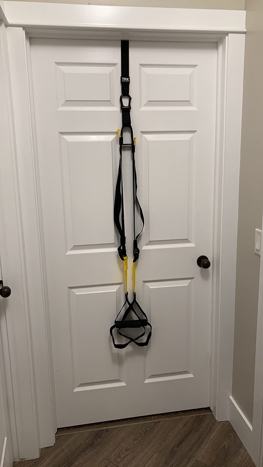 TRX All-In-One Home Gym System - Complete Suspension Training Kit for Strength Training, HIIT & Full-Body Workouts at Home or Outdoors, Includes Indoor & Outdoor Anchors customer photo 1
