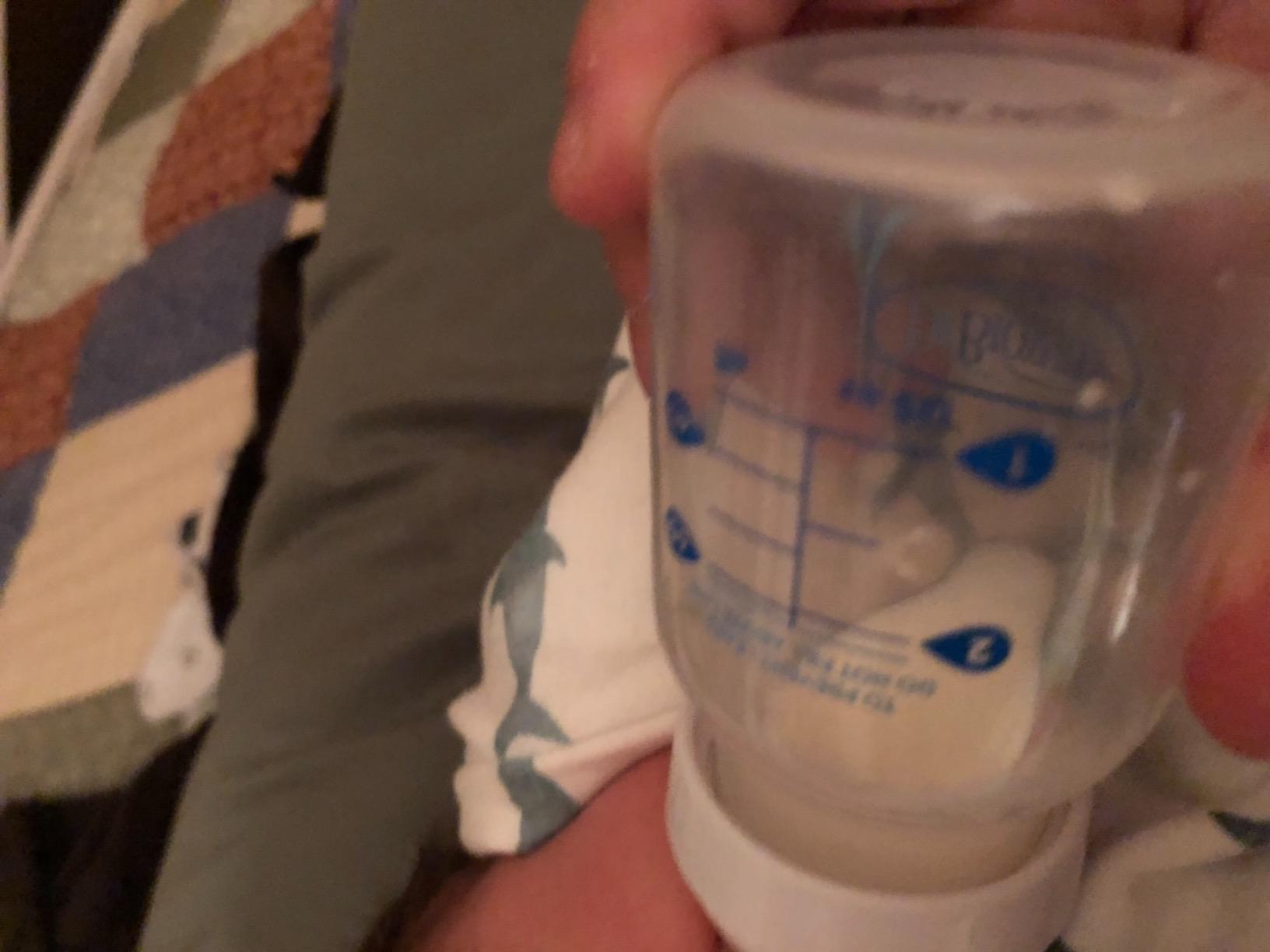 Dr. Brown’s Natural Flow Anti-Colic Narrow Baby Bottle, 2oz/60ml with Preemie Flow Teat, 1-Pack customer photo 1