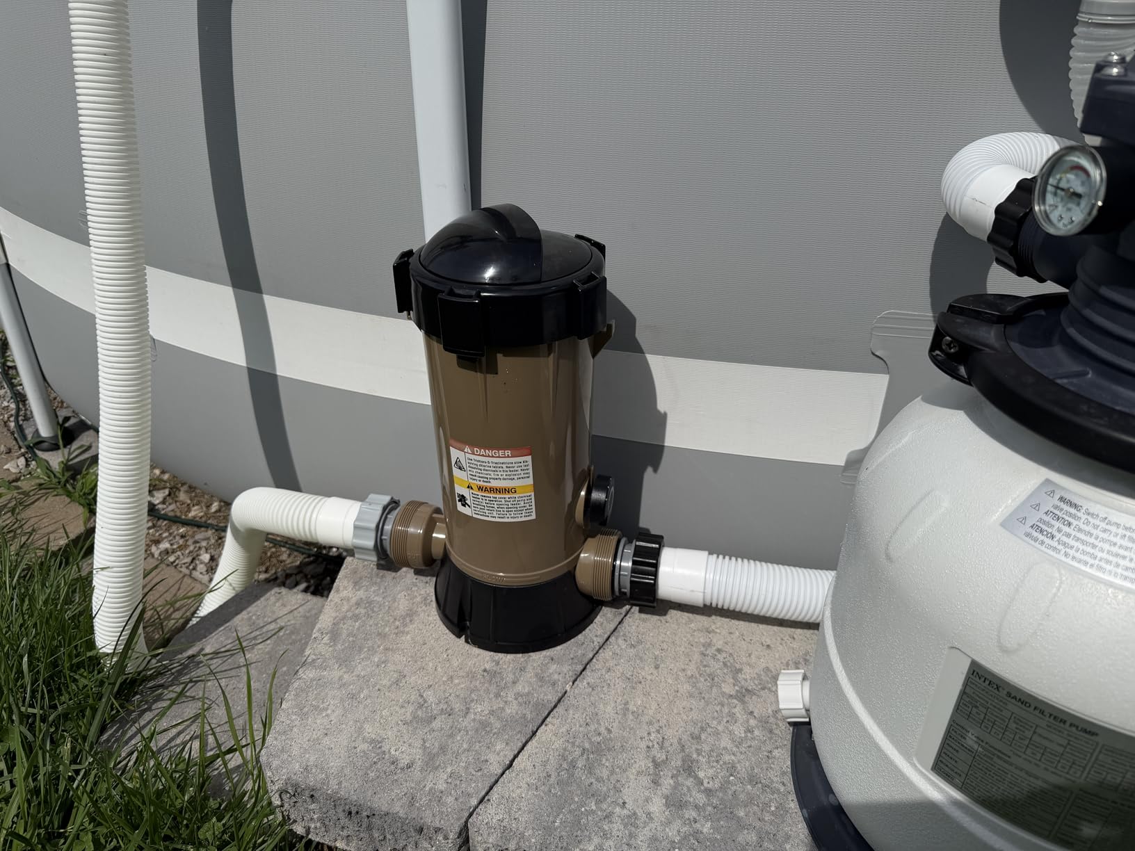 HYDROTOOLS By SWIMLINE 8750 Super Premium In-Line Automatic Chlorine Feeder Chlorinator Adjustable Output 9.0 Lbs Capacity customer photo 2