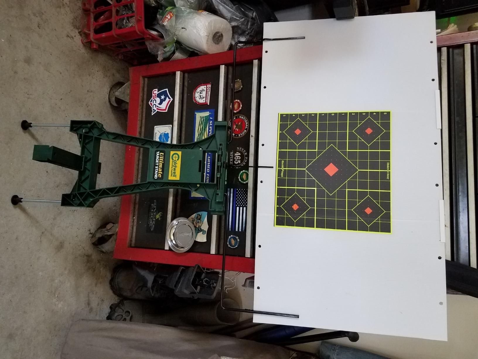Caldwell Ultimate Target Stand with Compact Design for Shooting, Sighting in and Range Practice with Replacement Backers (Sold Separately) customer photo 1