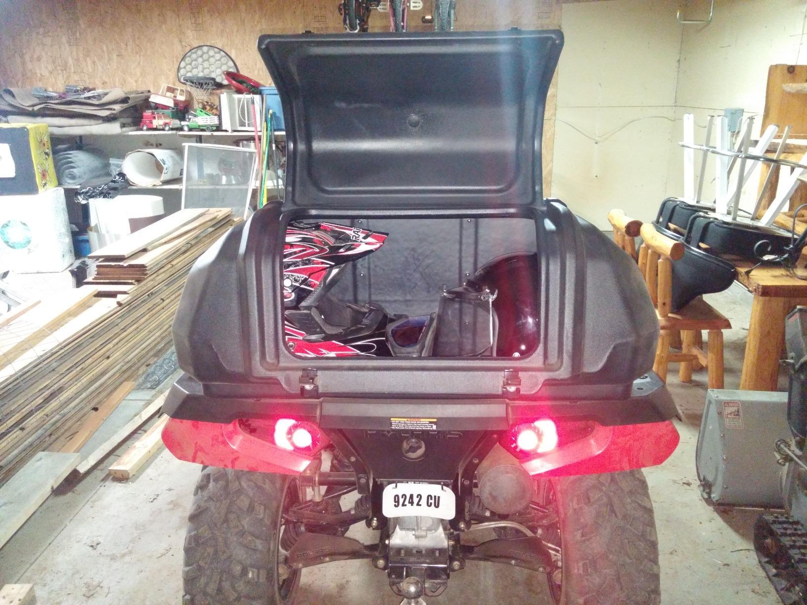 Kolpin ATV Rear Helmet Box - 4438 Black Small customer photo 2