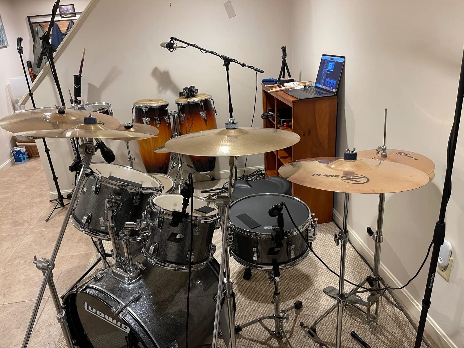 AUDIX FP7 Fusion Series 7-piece Drum Mic Kit for Kick, Snare, Toms, and Overheads with Travel Case - Black customer photo 1