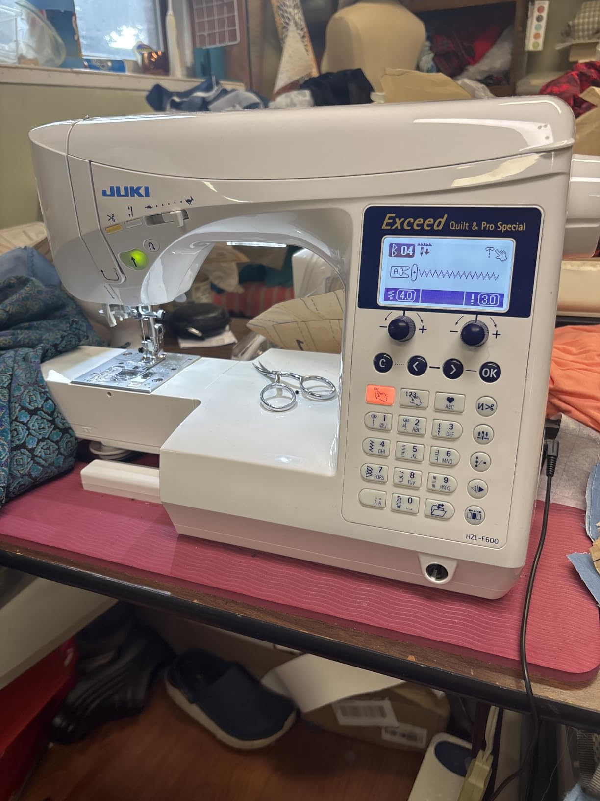 Juki HZL-F600 Computerized Sewing and Quilting Machine customer photo 2