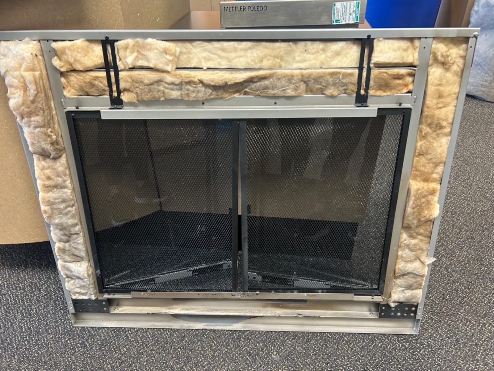 Pleasant Hearth AN-1010 Alpine Fireplace Glass Door, Black, Small customer photo 1